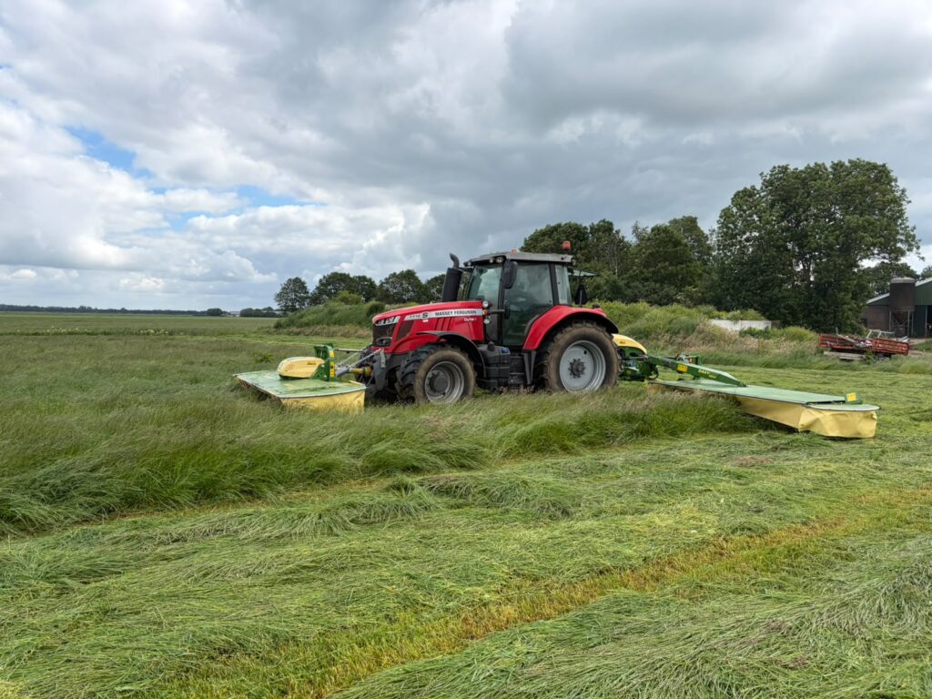 Krone triple maaier combinatie in actie